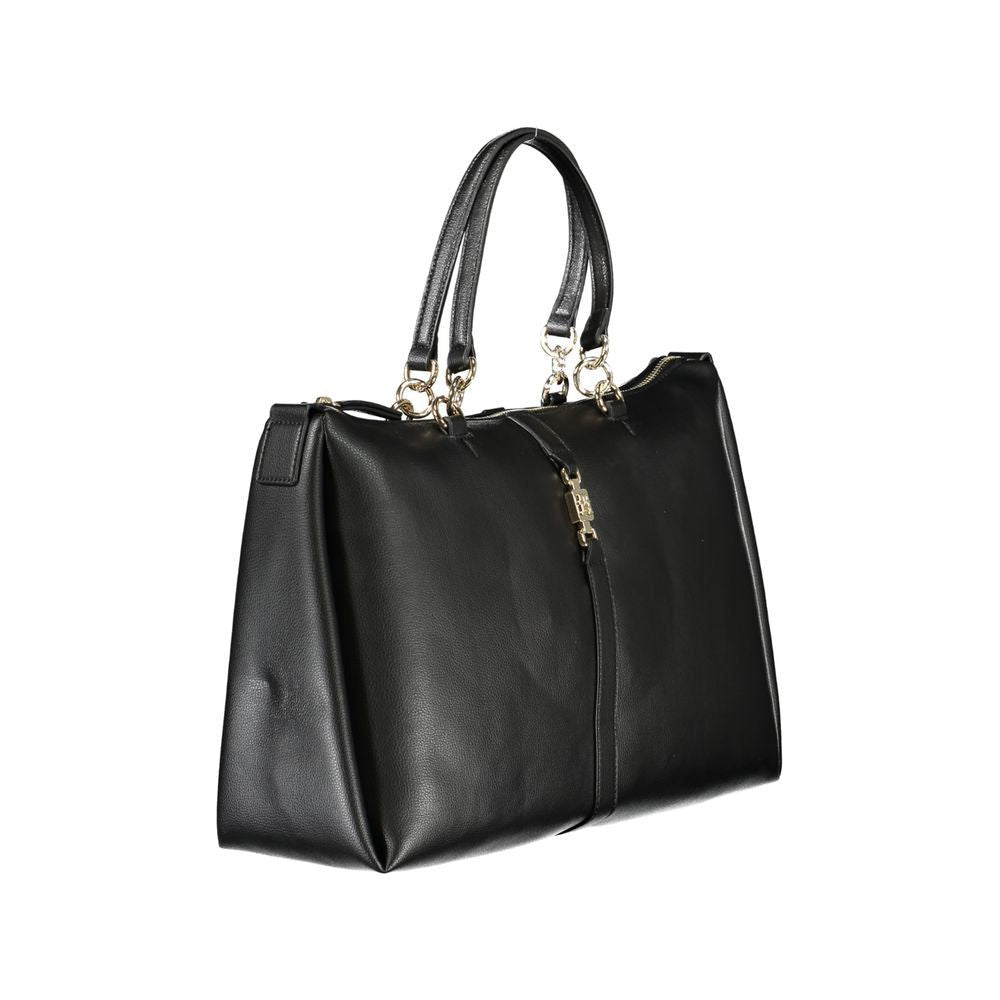 Tommy Hilfiger Black Polyester Handbag