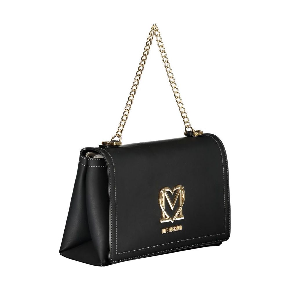 Love Moschino Black Polyethylene Handbag Love Moschino