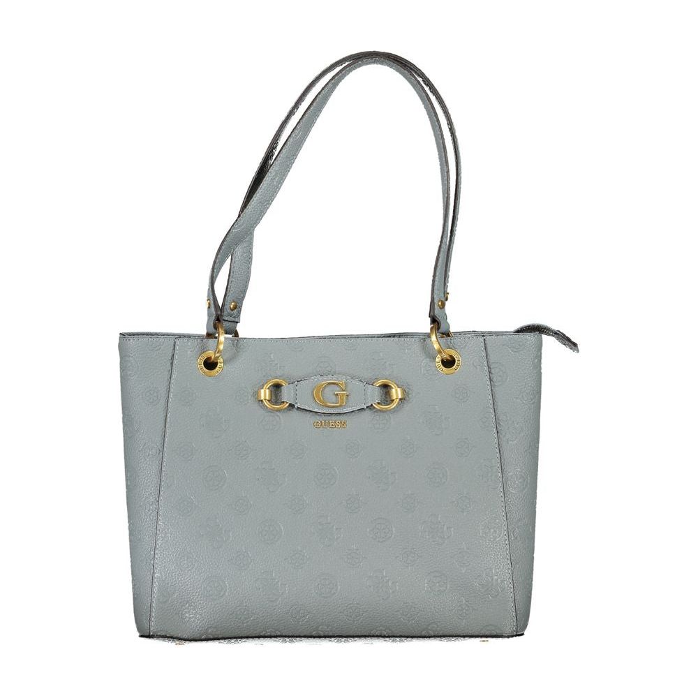 Guess Jeans Light Blue Polyethylene Handbag Guess Jeans