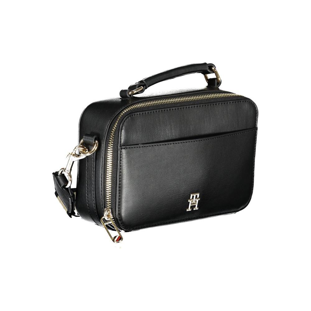 Tommy Hilfiger Black Polyethylene Handbag Tommy Hilfiger