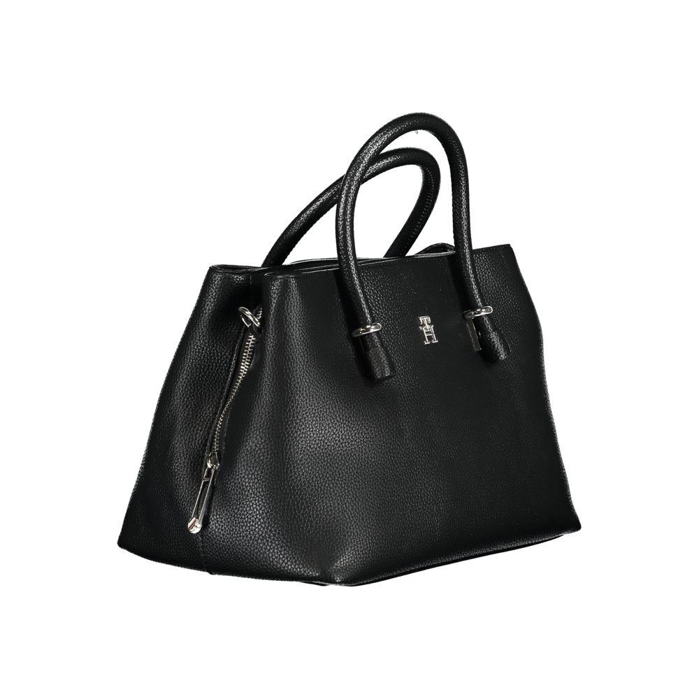 Tommy Hilfiger Black Polyethylene Handbag Tommy Hilfiger