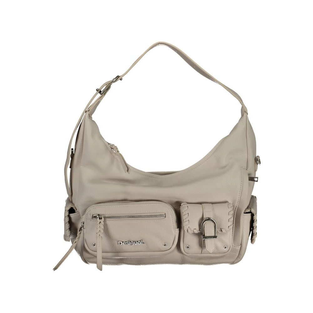 Desigual White Polyethylene Handbag Desigual