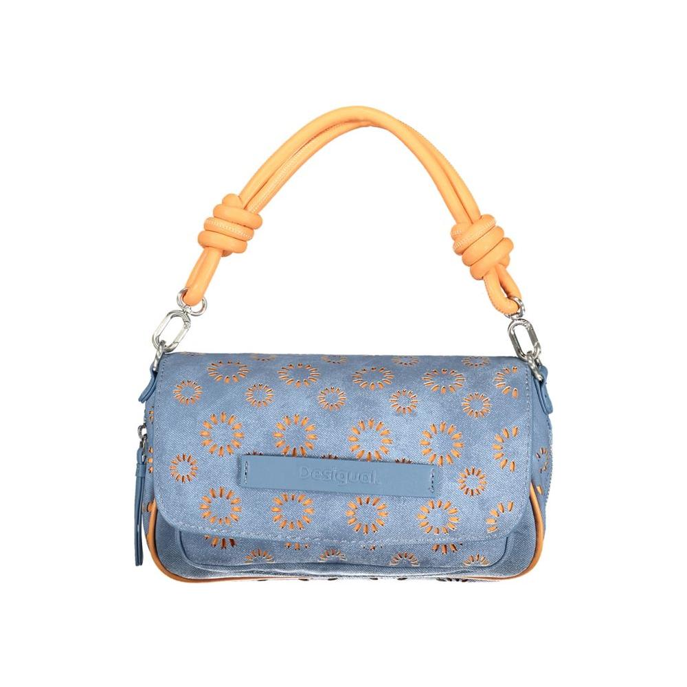 Desigual Light Blue Polyethylene Handbag Desigual