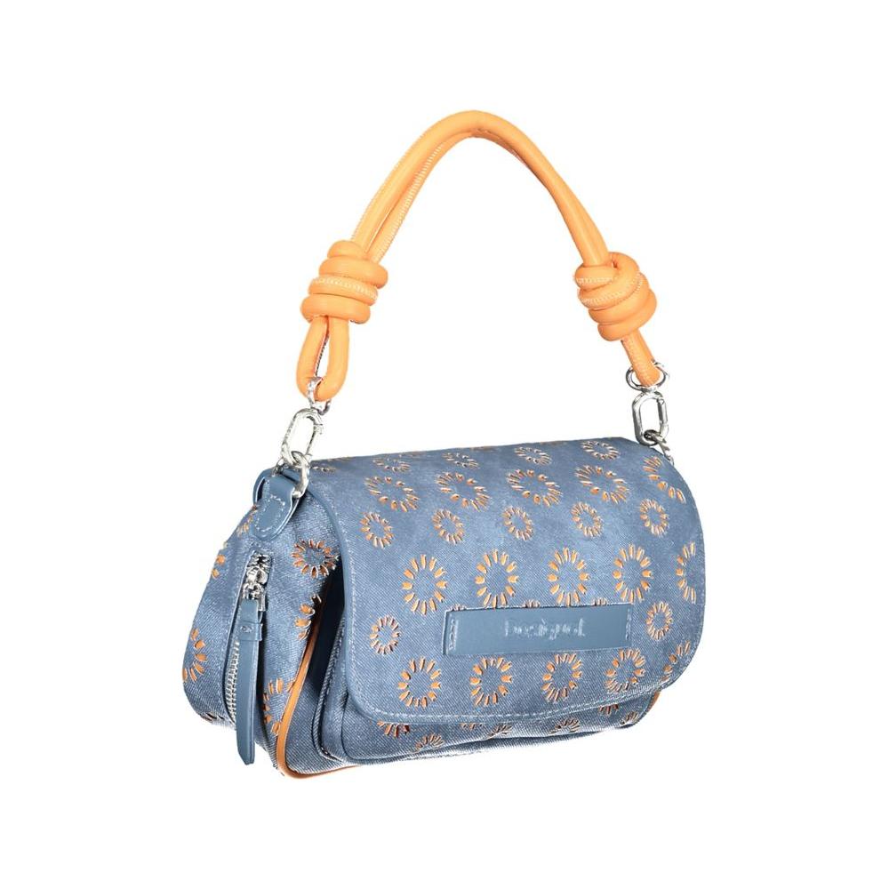 Desigual Light Blue Polyethylene Handbag Desigual