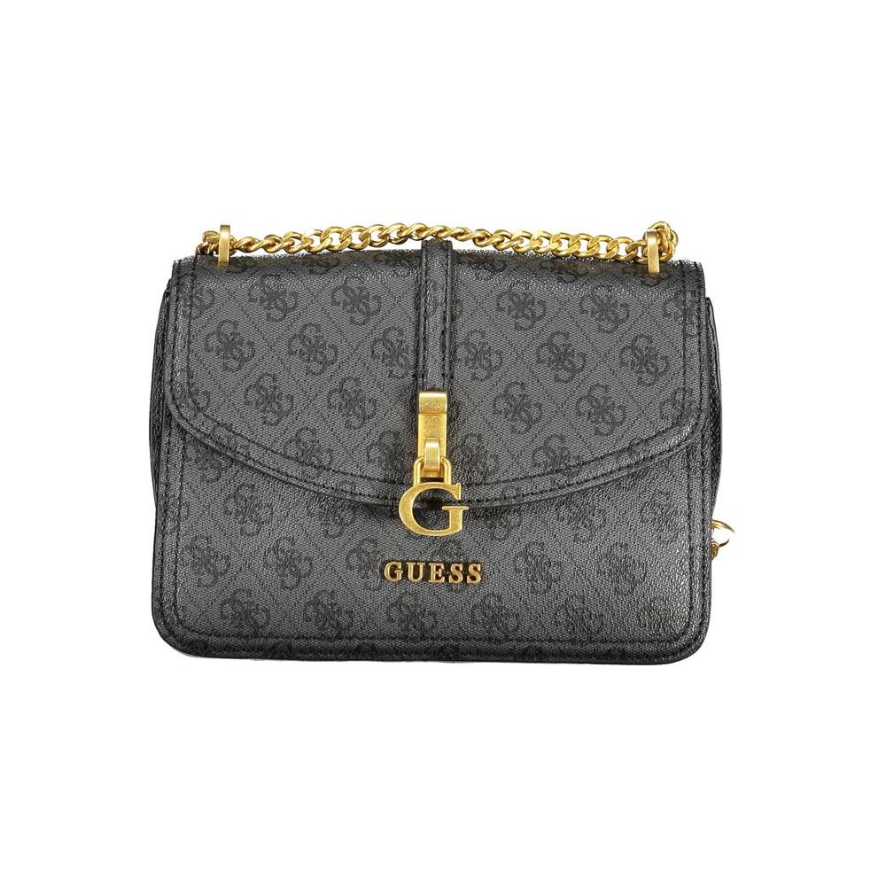 Guess Jeans Black Polyethylene Handbag Guess Jeans