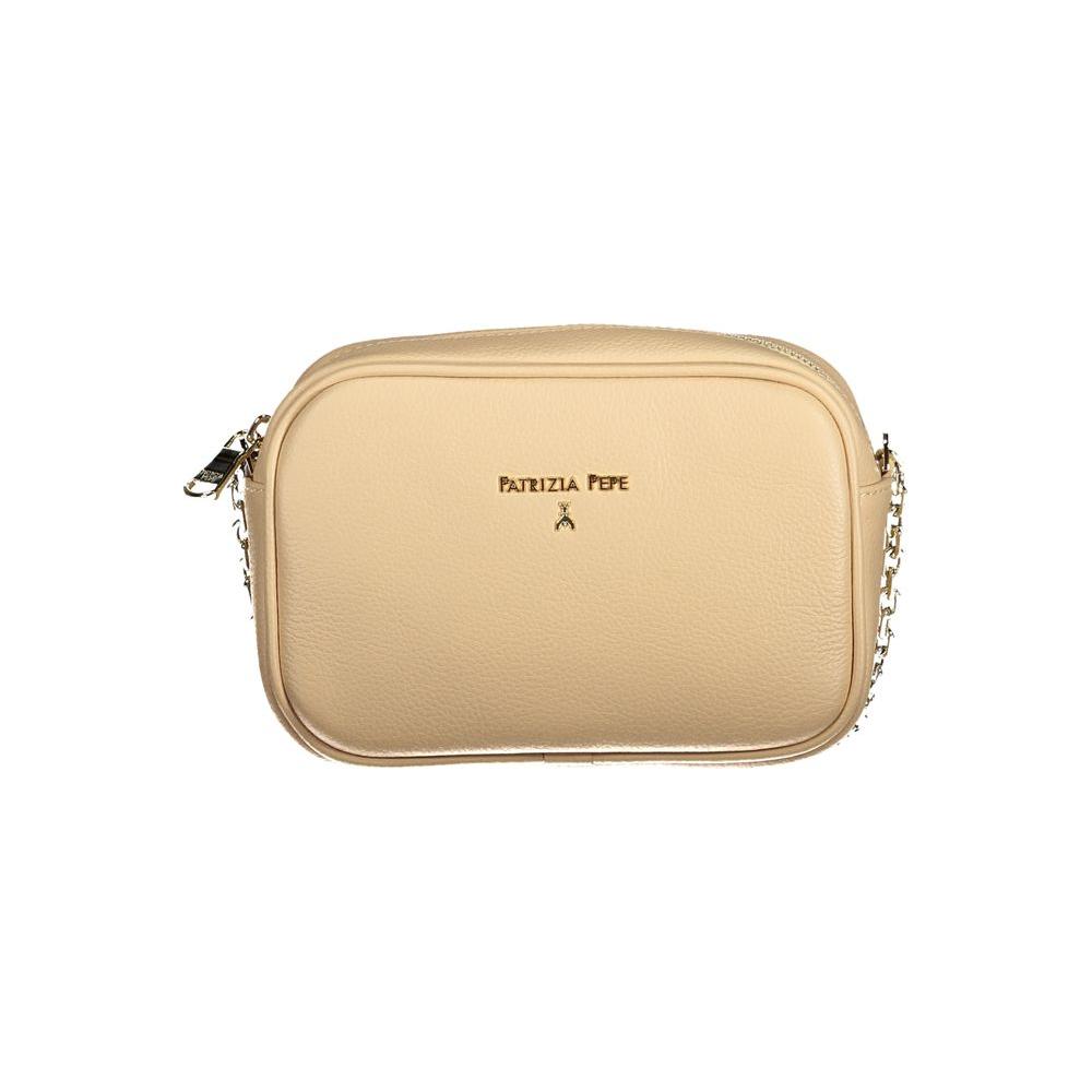 Patrizia Pepe Beige Leather Handbag Patrizia Pepe