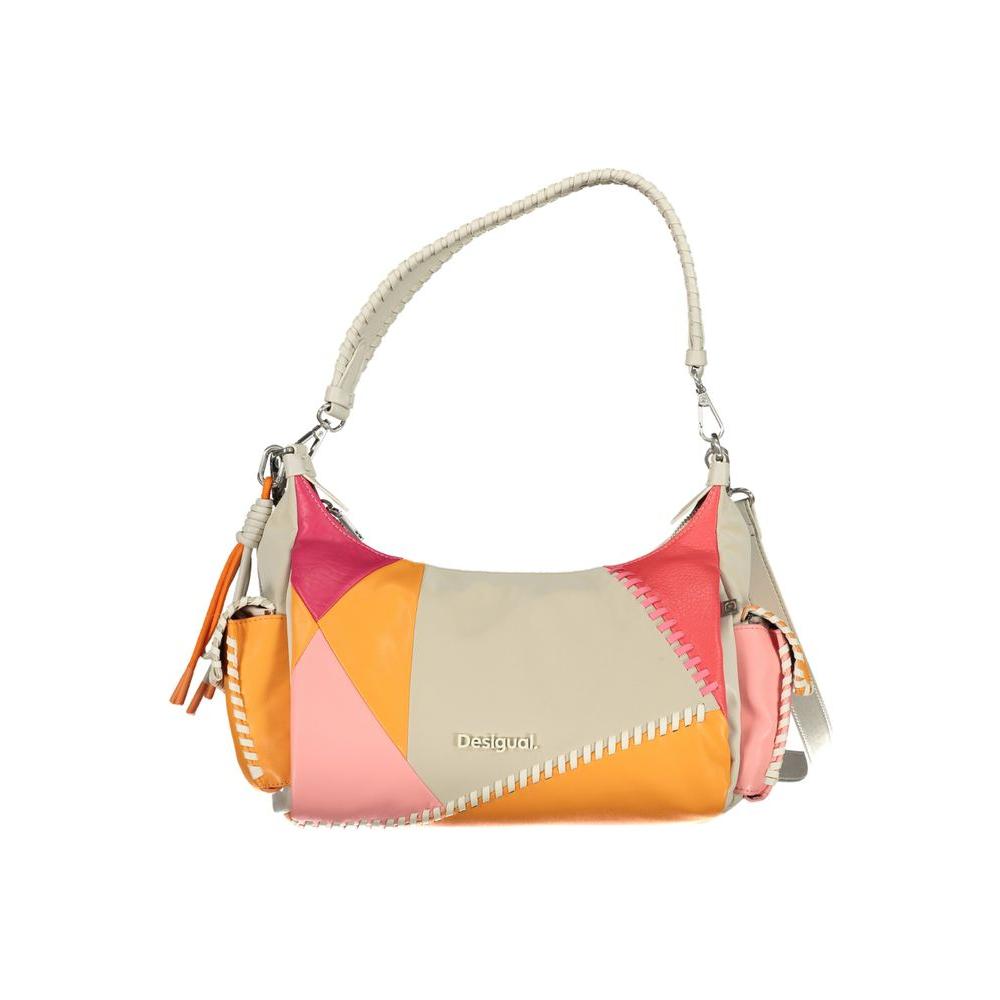 Desigual Beige Polyethylene Handbag