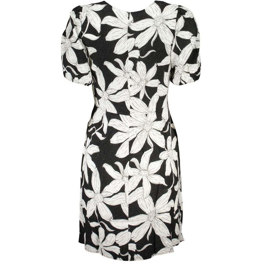 Desigual Black Viscose Dress Desigual