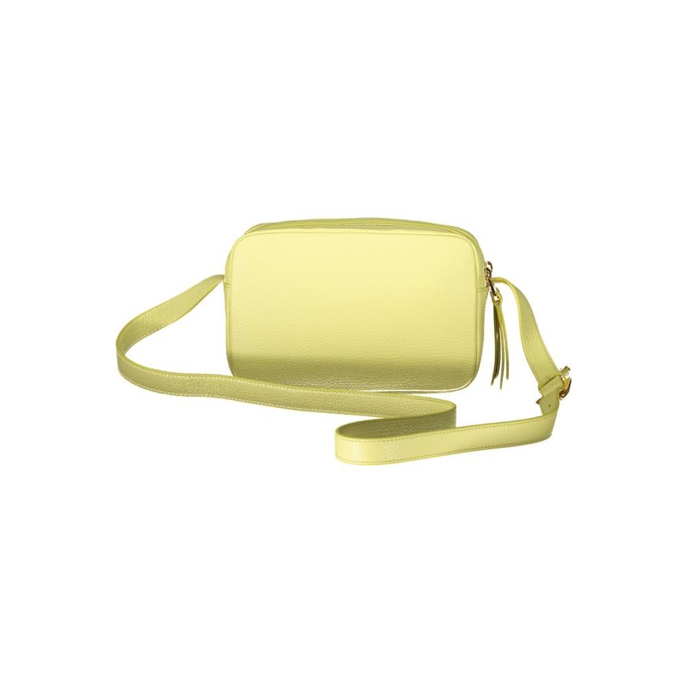 Coccinelle Yellow Leather Handbag Coccinelle