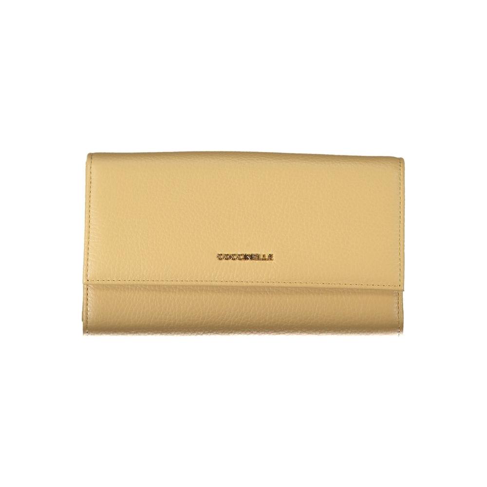 Coccinelle Beige Leather Wallet Coccinelle