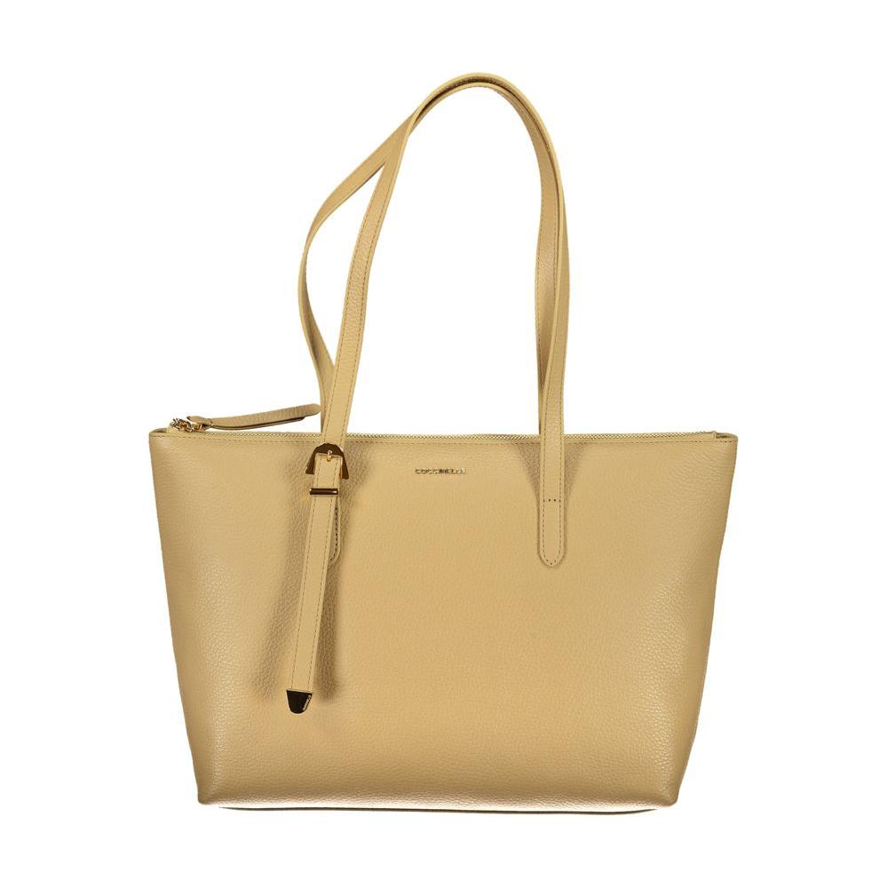 Coccinelle Beige Leather Handbag Coccinelle