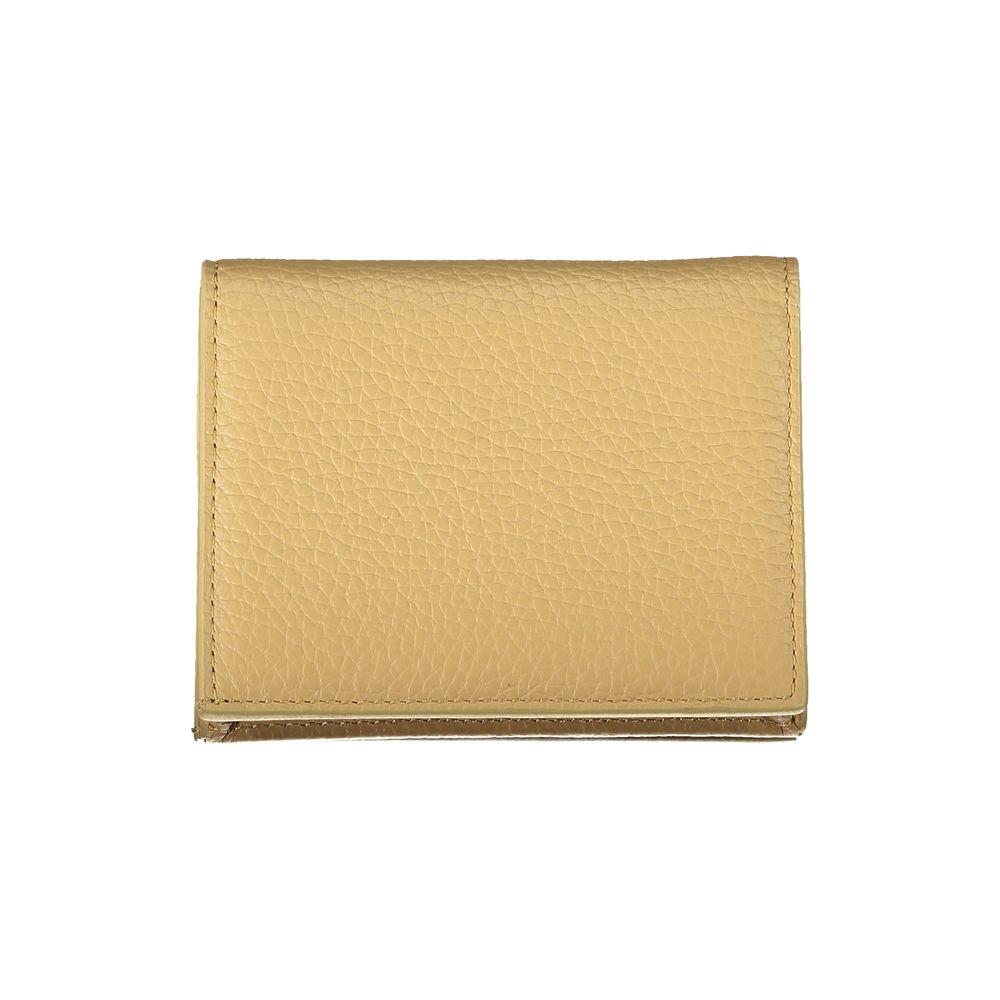 Coccinelle Beige Leather Wallet Coccinelle