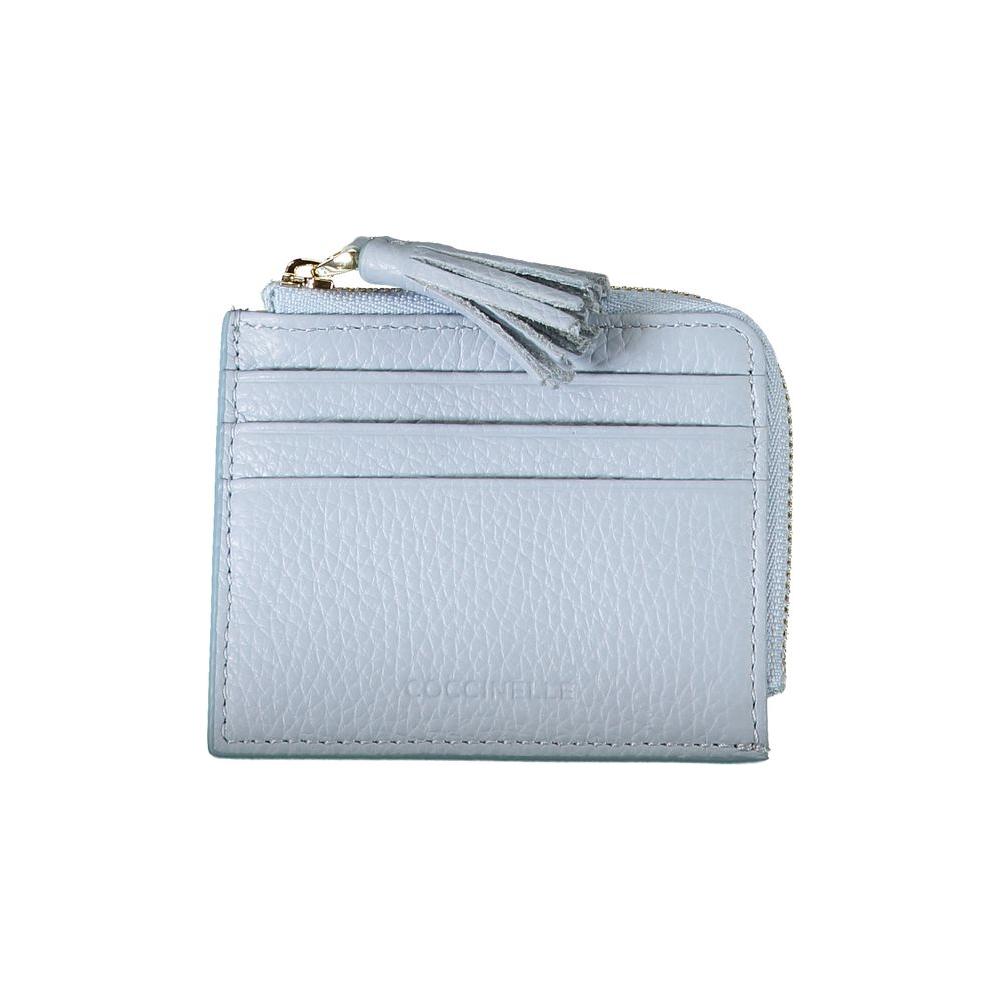 Coccinelle Light Blue Leather Wallet Coccinelle