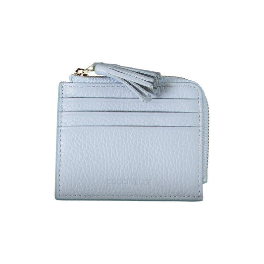 Coccinelle Light Blue Leather Wallet Coccinelle