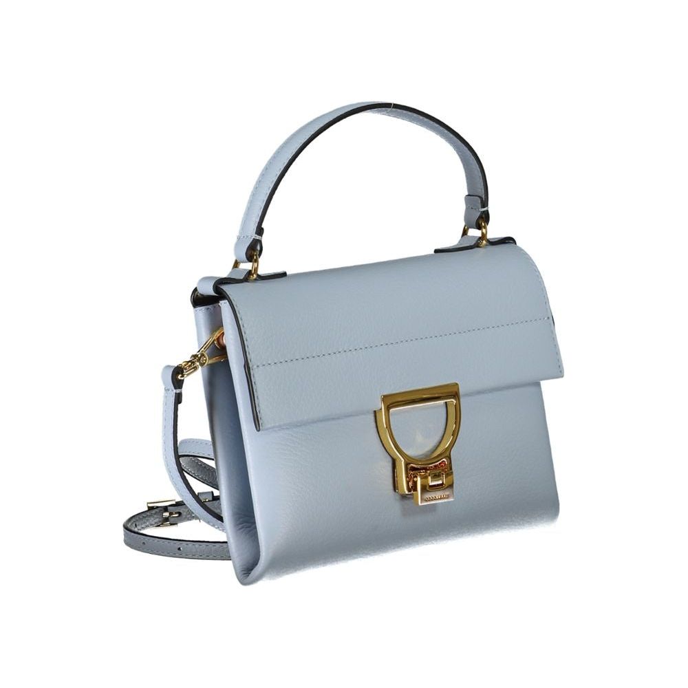 Coccinelle Light Blue Leather Handbag Coccinelle