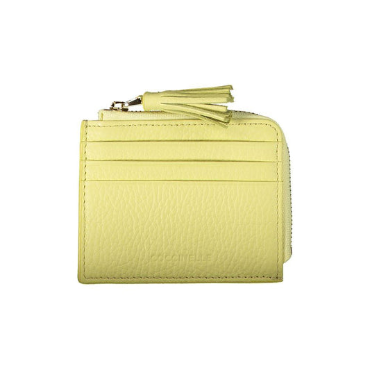 Coccinelle Yellow Leather Wallet Coccinelle