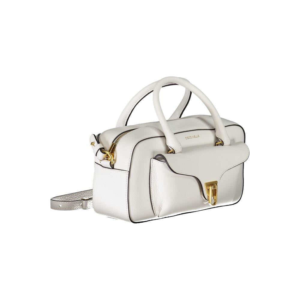 Coccinelle White Leather Handbag Coccinelle