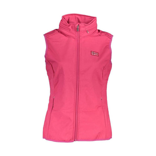 Scuola Nautica Pink Polyester Jackets & Coat Scuola Nautica