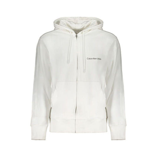 Calvin Klein White Cotton Sweater Calvin Klein