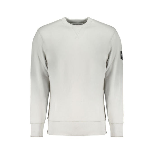 Calvin Klein Gray Cotton Sweater Calvin Klein