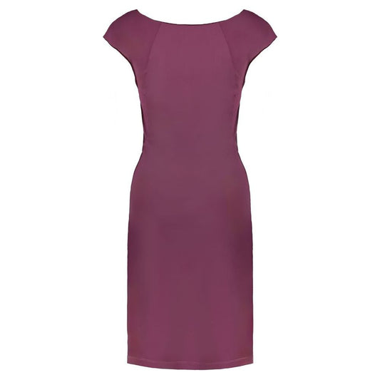 Patrizia Pepe Purple Elastane Dress Patrizia Pepe