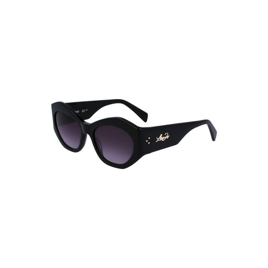 Liu Jo Black Acetate Sunglasses Liu Jo