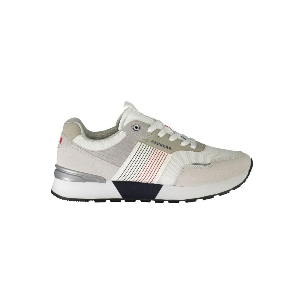 Carrera White Polyester Sneaker Carrera