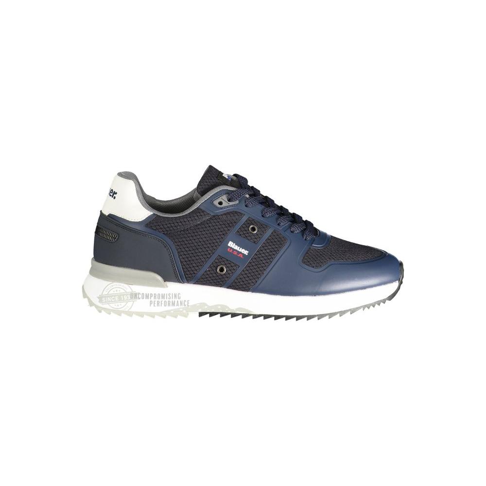 Blauer Blue Polyester Sneaker Blauer