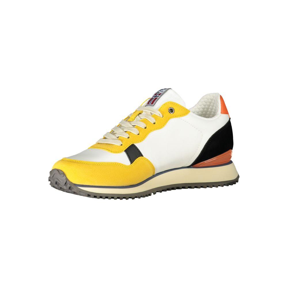 Napapijri Yellow Polyester Sneaker Napapijri