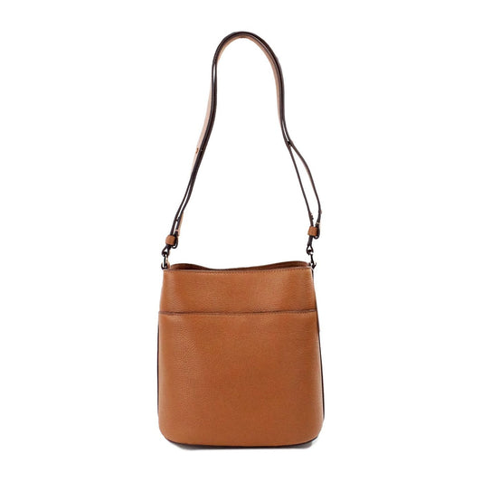 Kate Spade Leila Small Warm Gingerbread Leather Bucket Shoulder Crossbody Bag Kate Spade