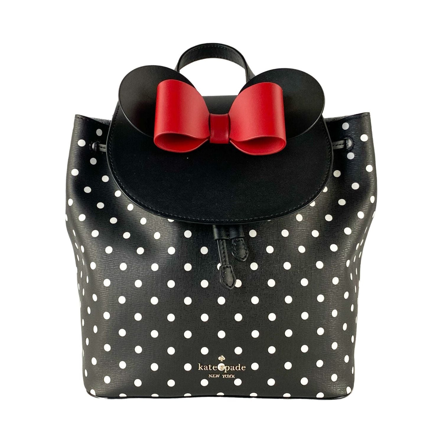 Kate Spade Disney Minnie Mouse Medium Leather Backpack Bookbag Bag