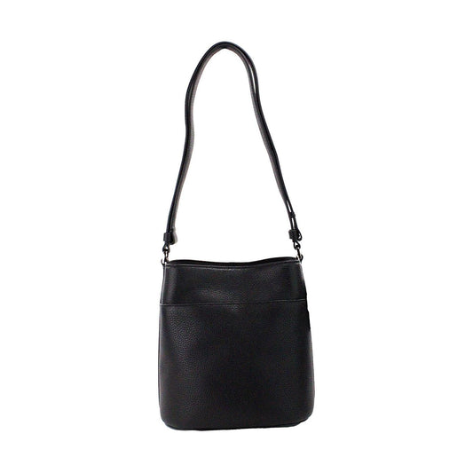 Kate Spade Leila Small Black Pebbled Leather Bucket Shoulder Crossbody Bag Kate Spade