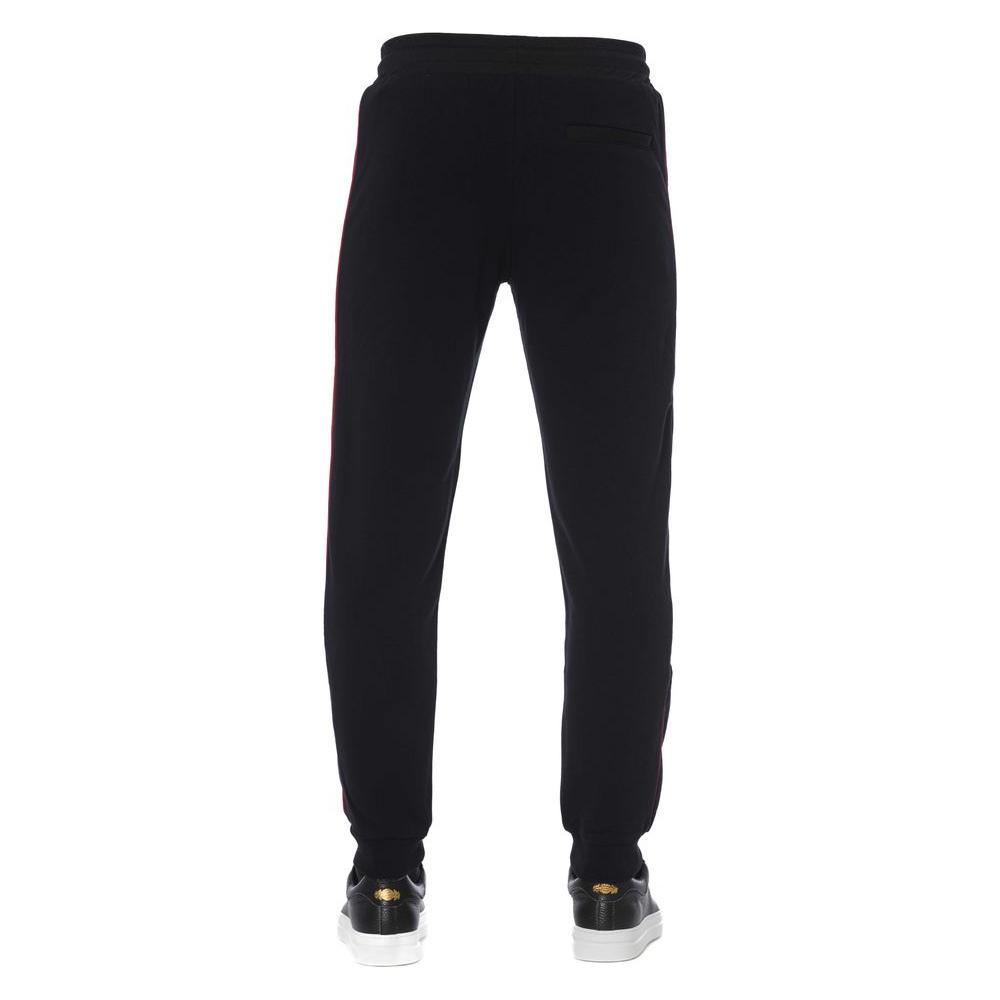 Trussardi Black Cotton Men Pants Trussardi