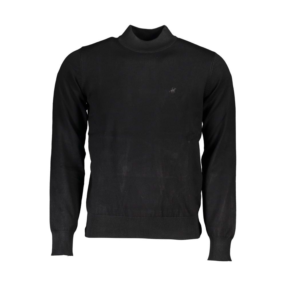 U.S. Grand Polo Black Nylon Sweater U.S. Grand Polo