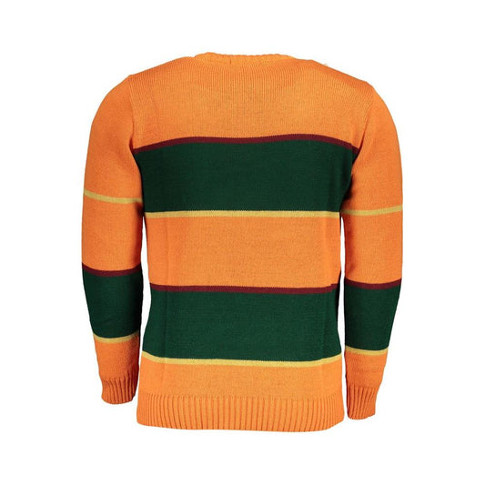 U.S. Grand Polo Orange Fabric Sweater U.S. Grand Polo