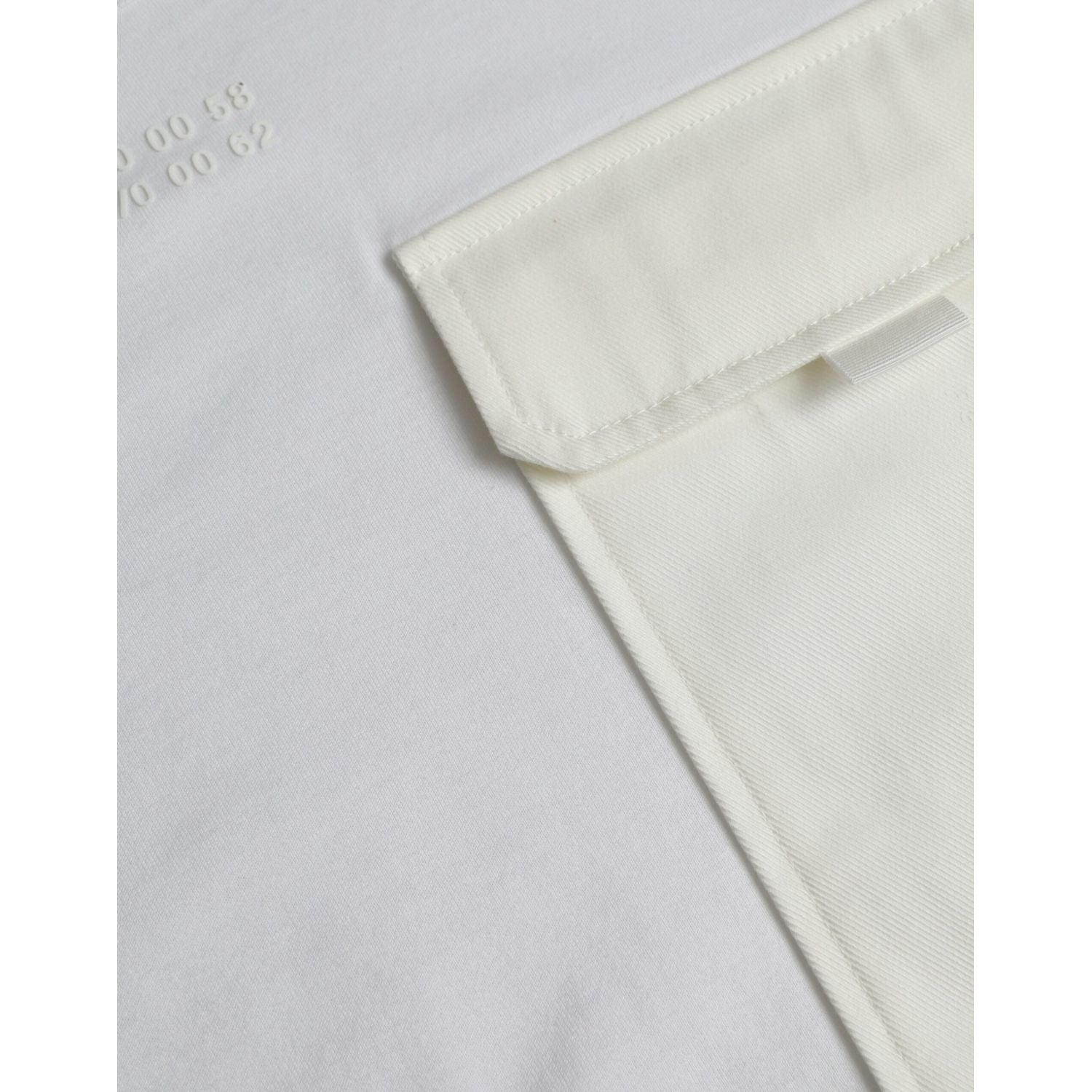 Dolce & Gabbana White Cotton Pocket Short Sleeves T-shirt