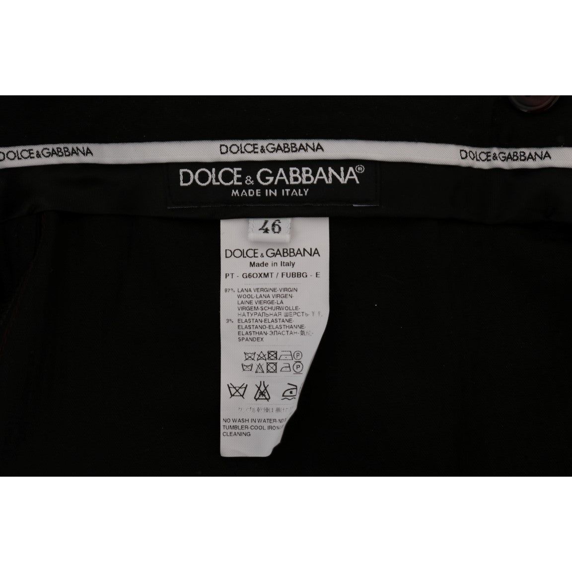 Dolce & Gabbana Elegant Slim Fit Formal Trousers in Purple Dolce & Gabbana