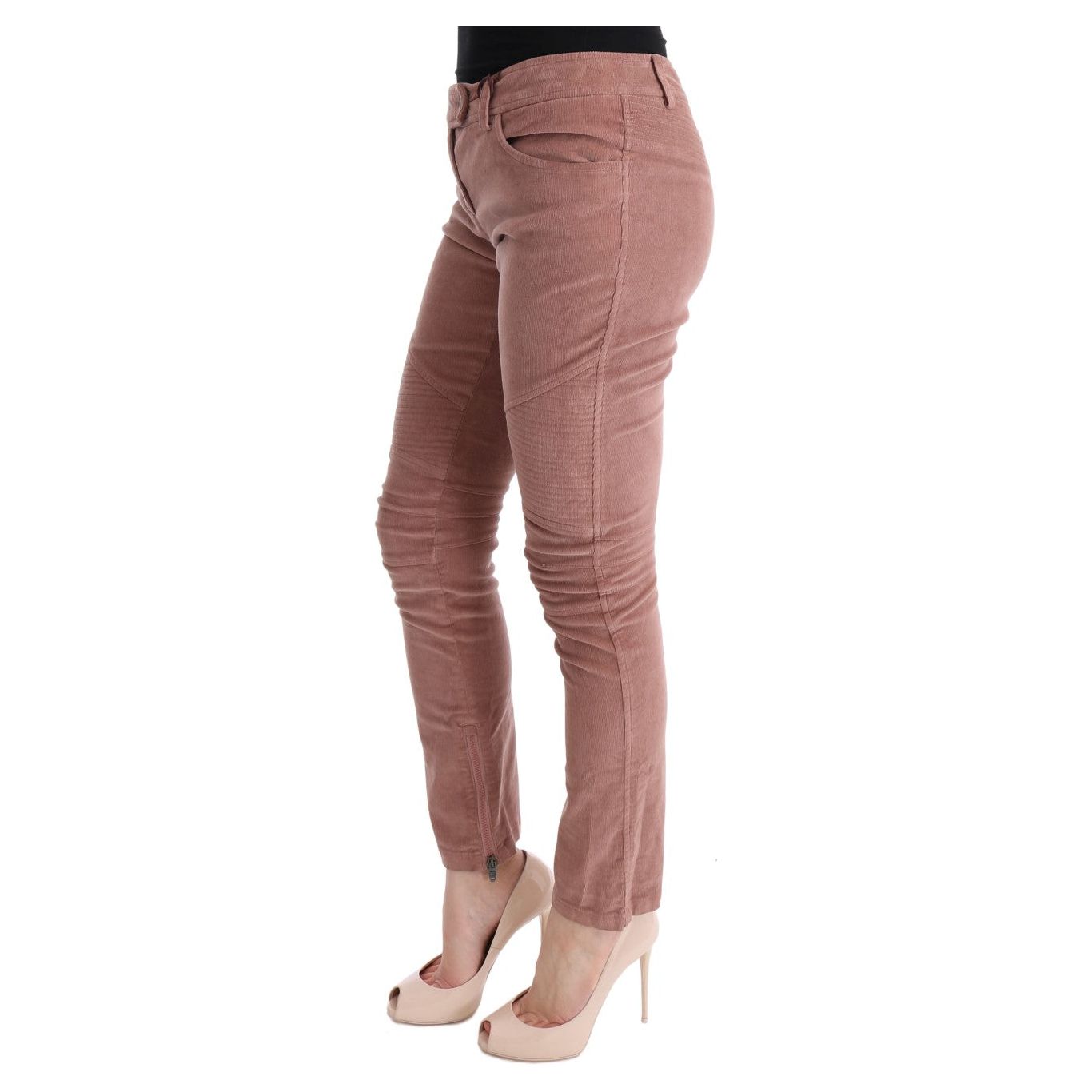 Ermanno Scervino Chic Brown Capri Cropped Pants for Elegant Evenings Ermanno Scervino