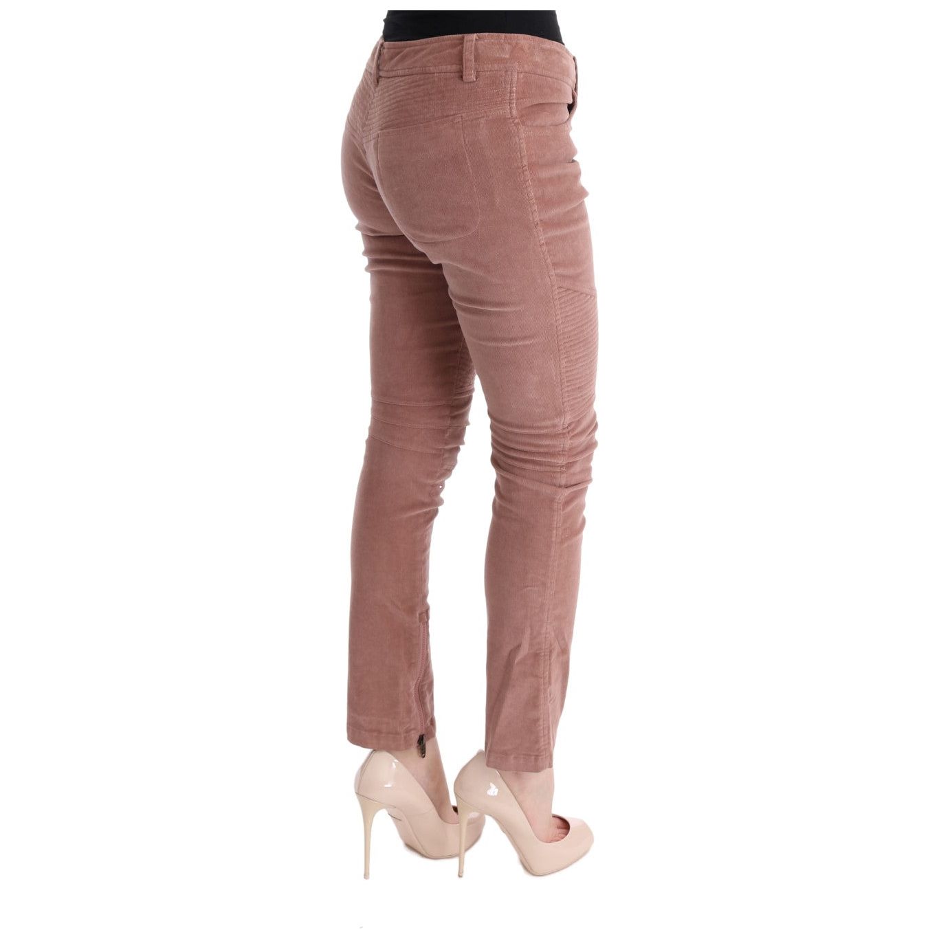 Ermanno Scervino Chic Brown Capri Cropped Pants for Elegant Evenings Ermanno Scervino