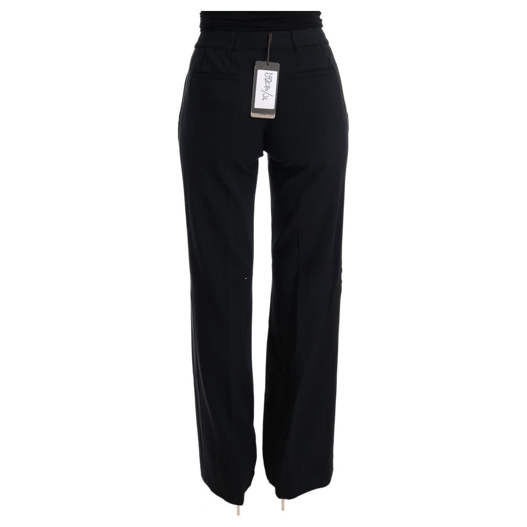 Ermanno Scervino Chic Black Bootcut Formal Pants Ermanno Scervino