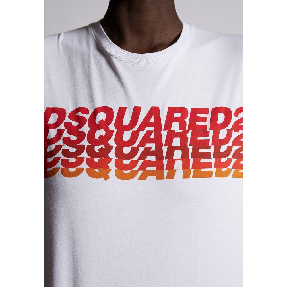 Dsquared² Elevated Casual Cotton Tee with Signature Appeal Dsquared²