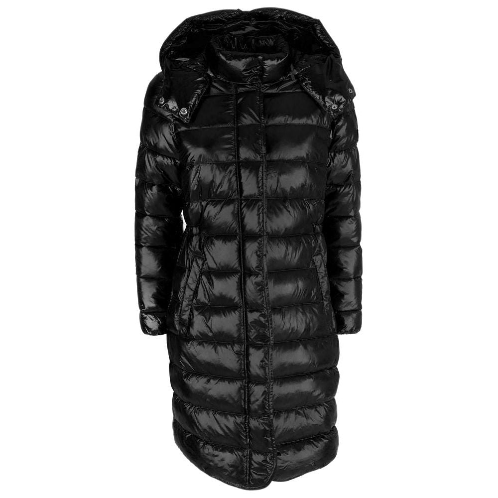 Yes Zee Chic Long Down Jacket with Hood for Women Yes Zee