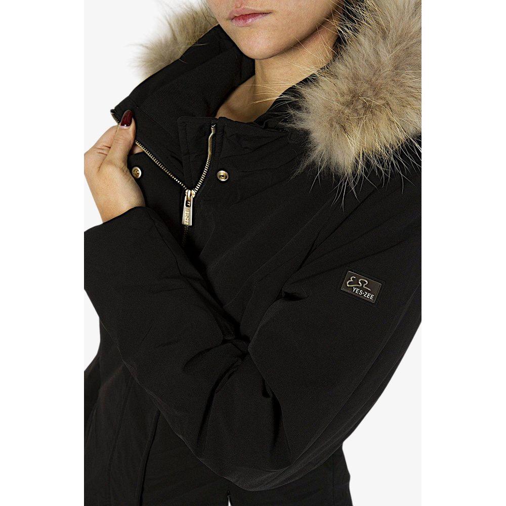 Yes Zee Elegant Goose Down Hooded Jacket Yes Zee