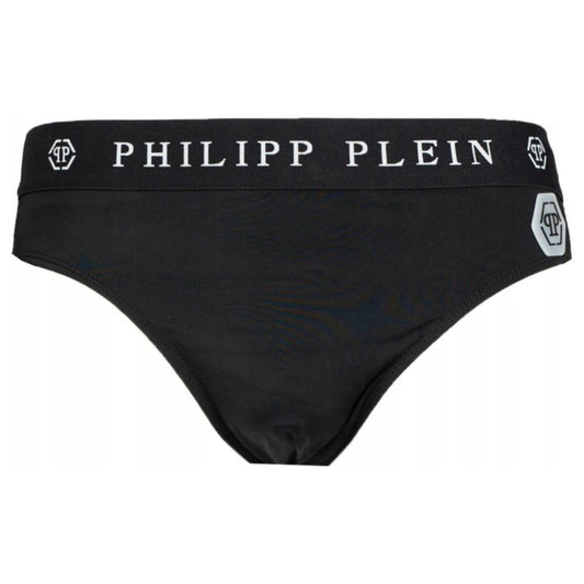 Philipp Plein Black Polyamide Men Swim Brief Philipp Plein