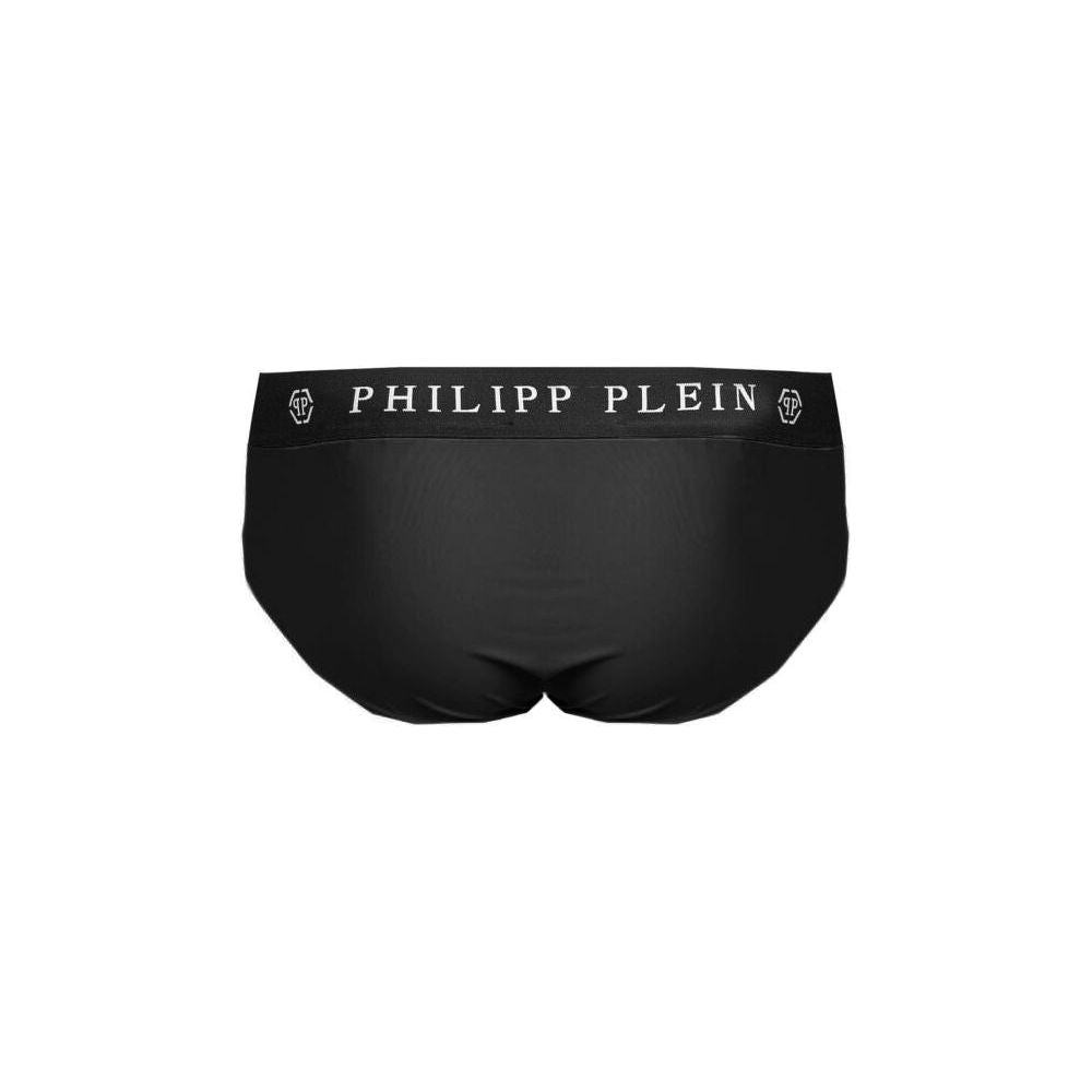 Philipp Plein Black Polyamide Men's Swimwear Philipp Plein