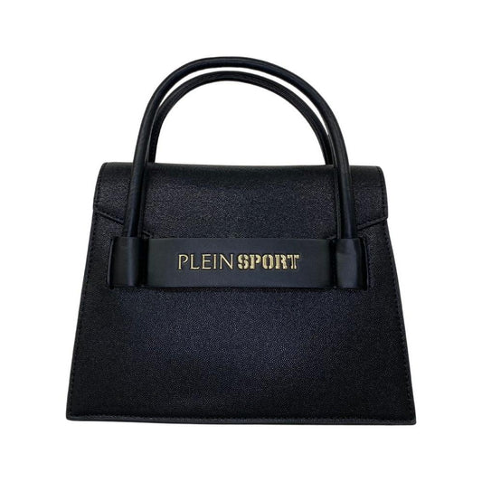 Plein Sport Elegant Black Tote with Logo Accent Plein Sport