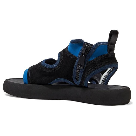 Off-White Chic Neoprene and Suede Sandals in Blue Off-White