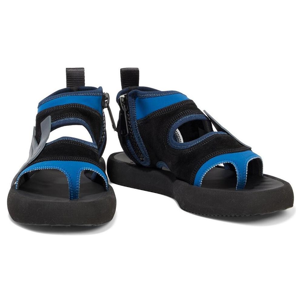 Off-White Chic Neoprene and Suede Sandals in Blue Off-White