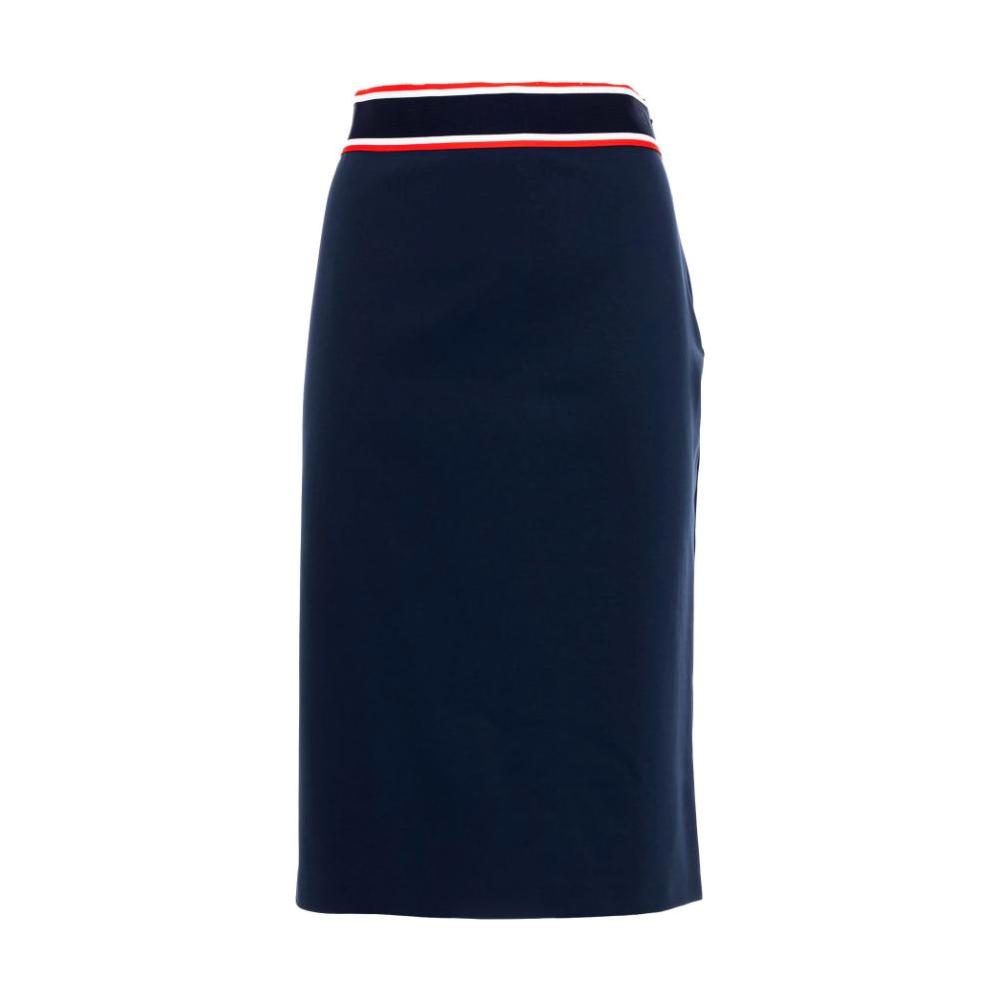 PINKO Blue Viscose Skirt PINKO