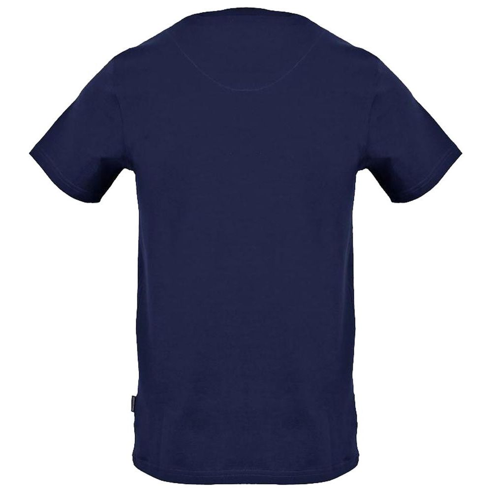 Aquascutum Blue Cotton T-Shirt Aquascutum